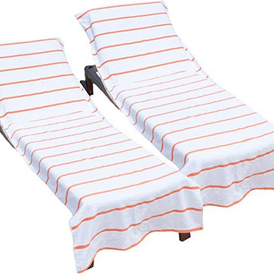 Sporty towel with creative striped pattern Stornfield