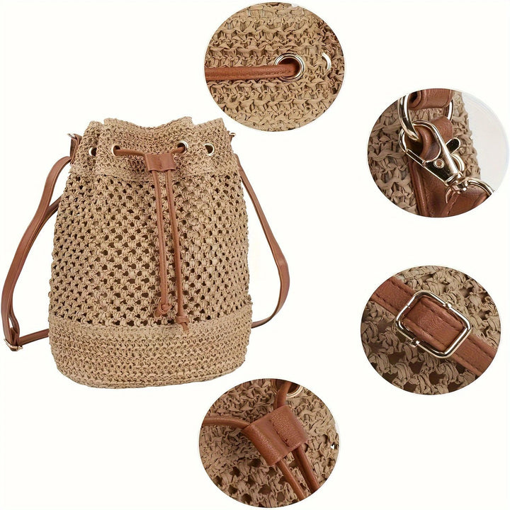 Hand-knotted bags with foldable design Stornfield