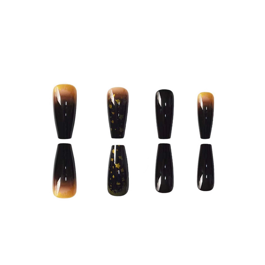 Glamorous Starry Night-Inspired Press-On Nail Set Stornfield