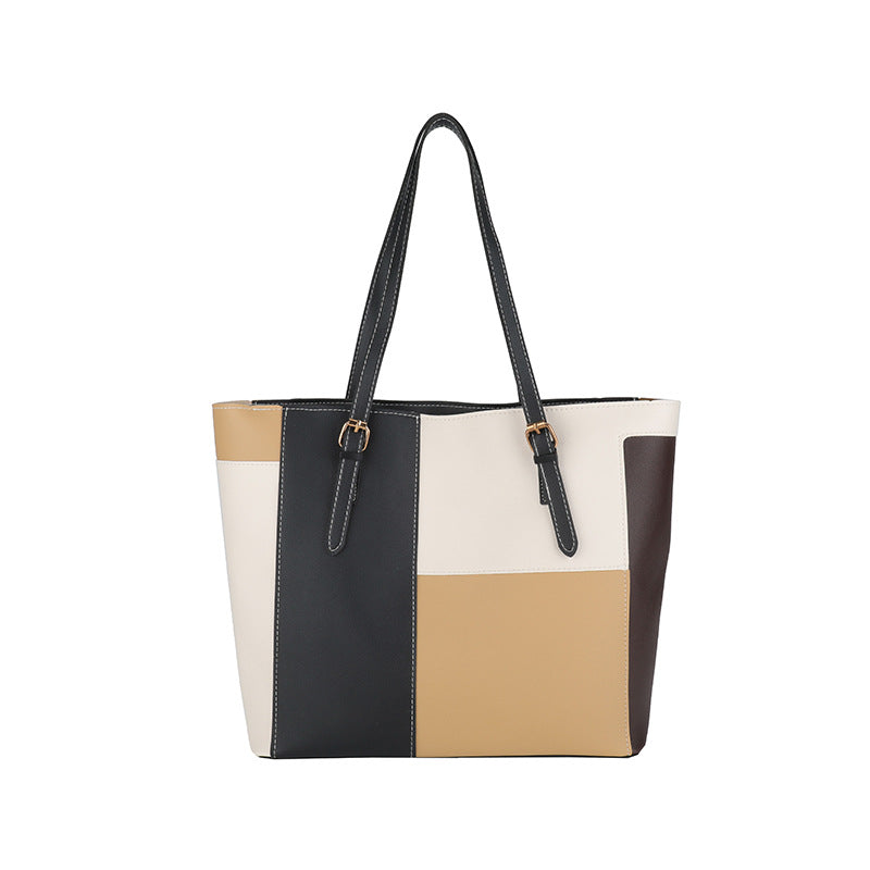 Stylish Color Block Tote Bag Stornfield