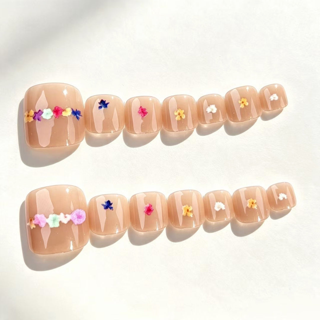 Decorative Press-On Nail Art Set 1790745616