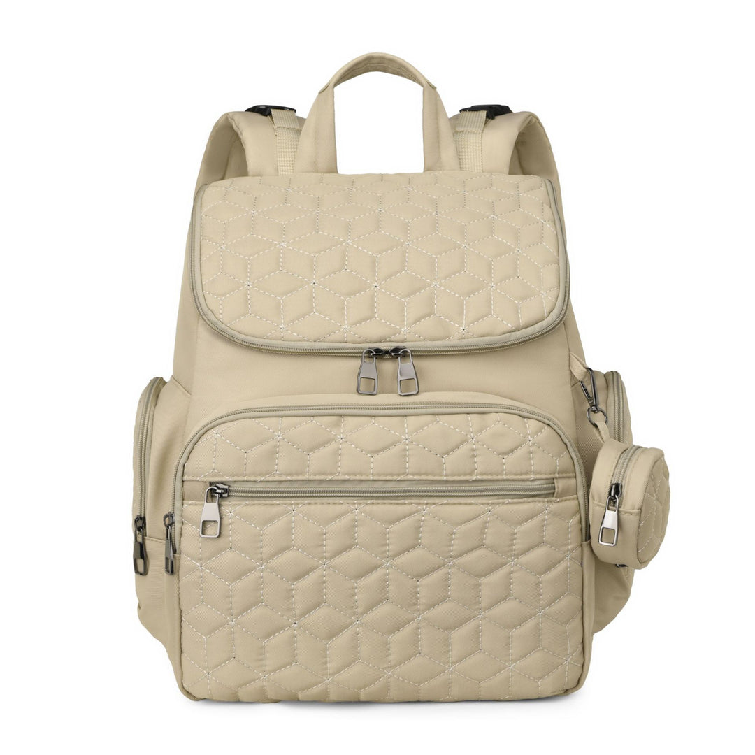 Versatile Quilted Multi-Pocket Backpack Stornfield