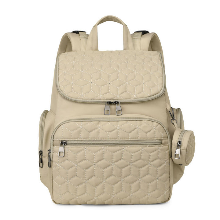 Versatile Quilted Multi-Pocket Backpack Stornfield