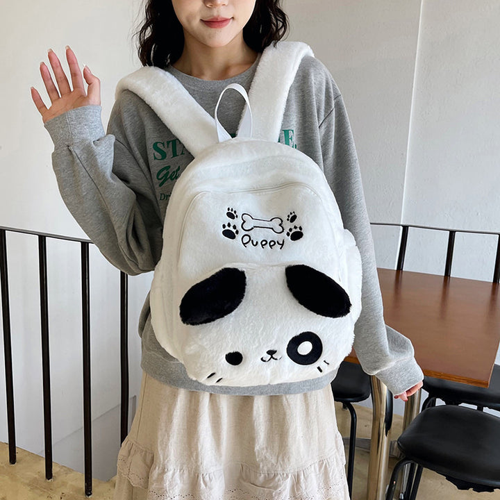 Plush backpack with dog design Stornfield