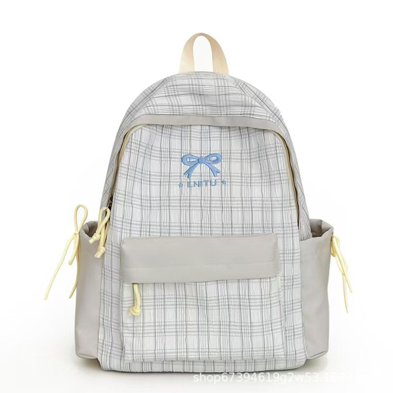 Plaid Patterned Backpack Stornfield
