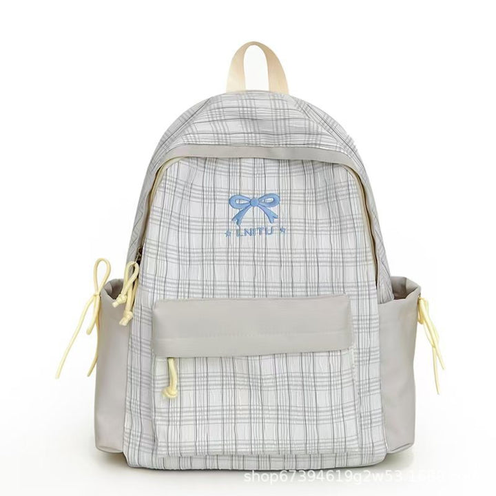 Plaid Patterned Backpack Stornfield