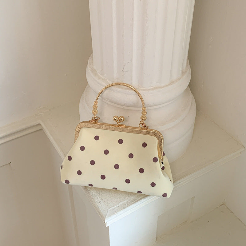 Vintage Polka Dot Handbag