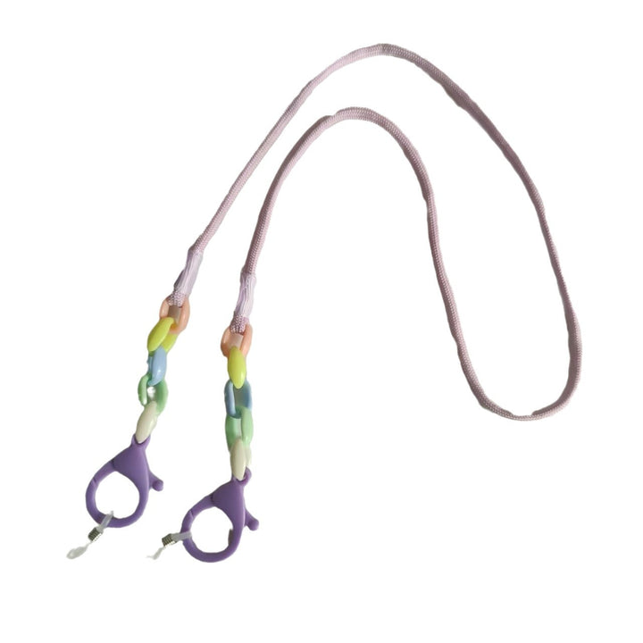 Glasses holder chain with Colorful beads and sturdy clips Stornfield