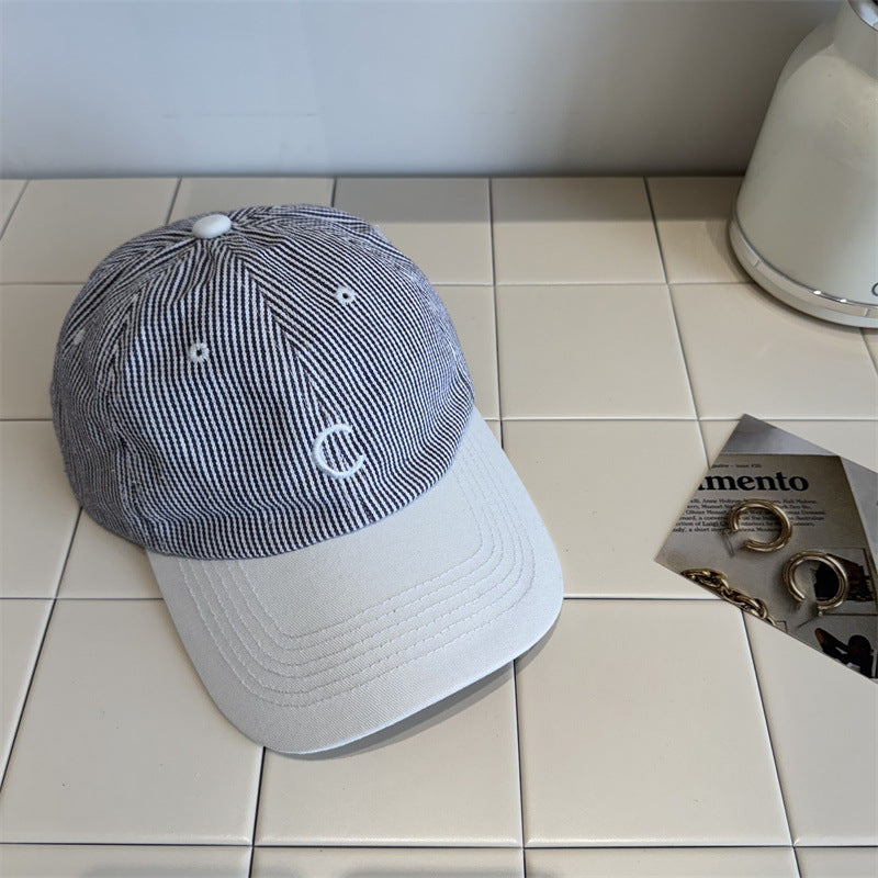 Men's Classic Striped Baseball Cap Stornfield