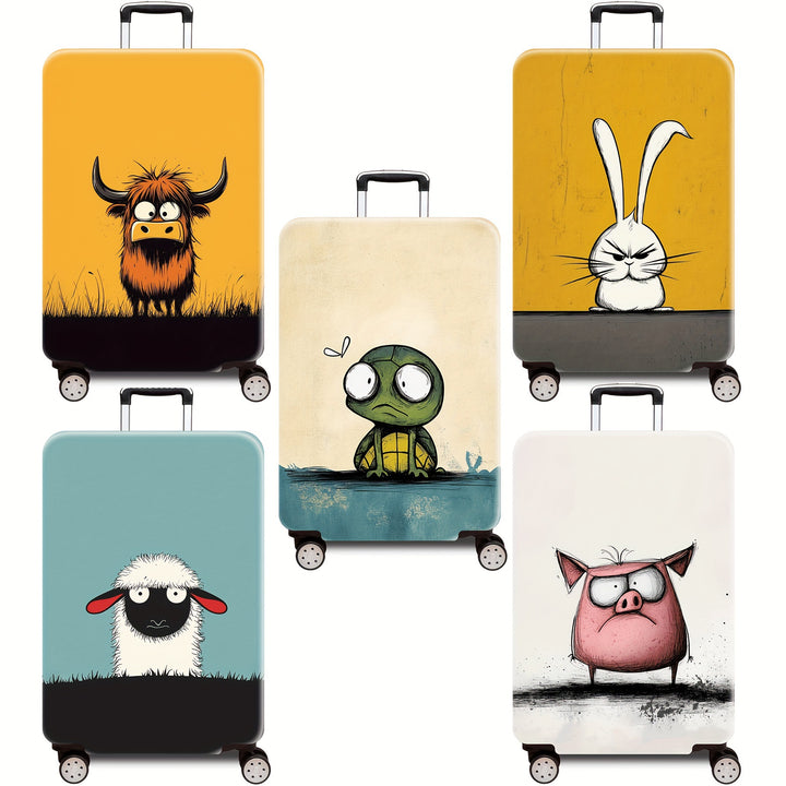 Cartoon Bull Design Hard Shell Suitcase Stornfield