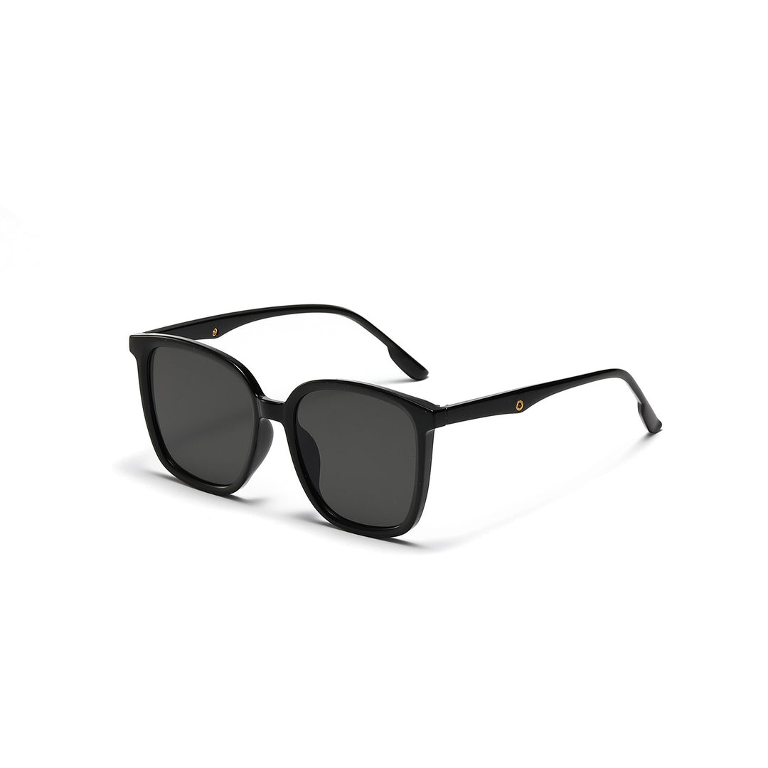 Women's stylish square sunglasses with clear frame and polarized lenses Stornfield
