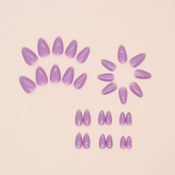 Artificial nail set with elegant, long-lasting high-gloss surface Stornfield