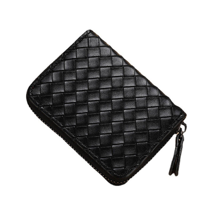 Compact Woven Zippered Card Holder Stornfield