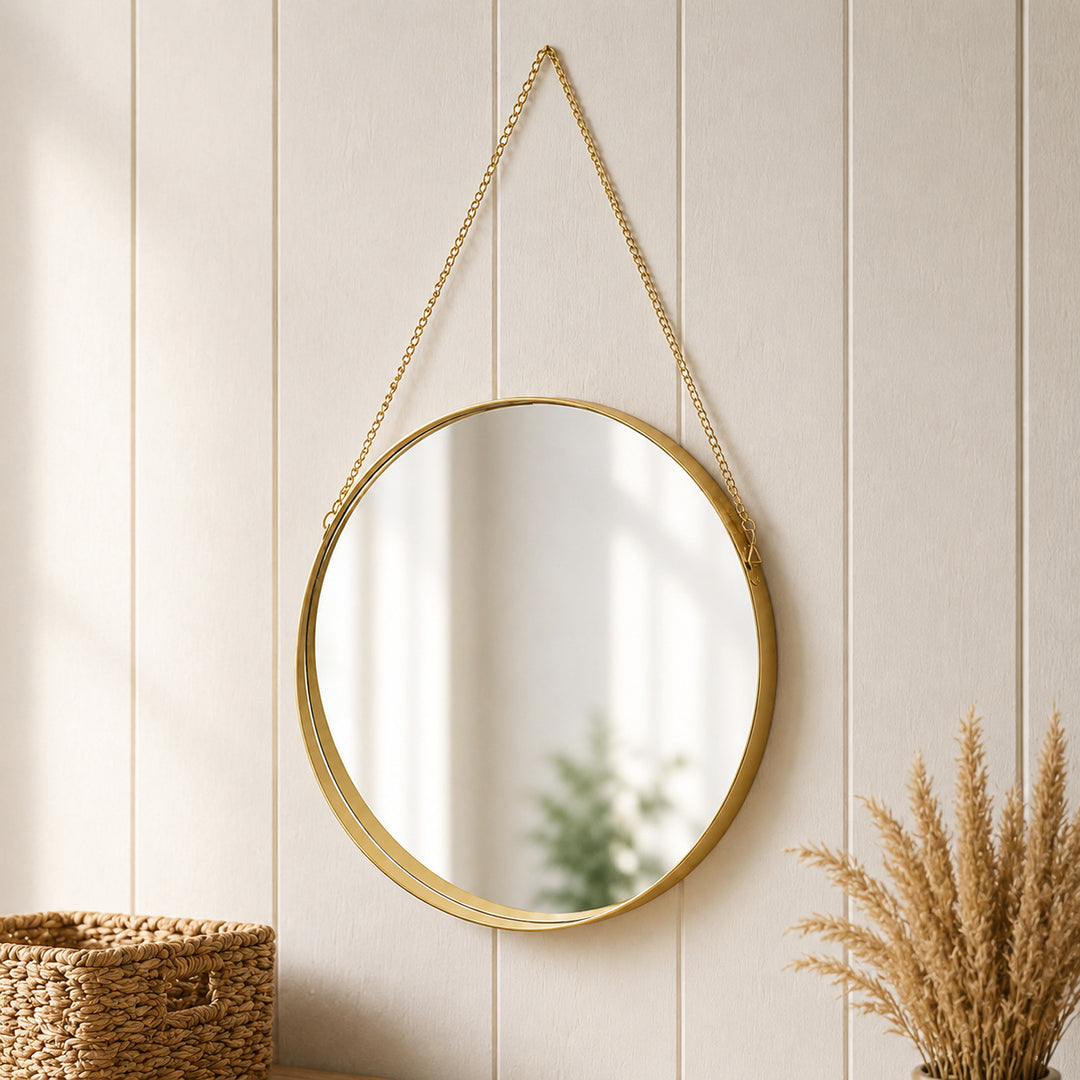 Hanging Round Wall Mirror