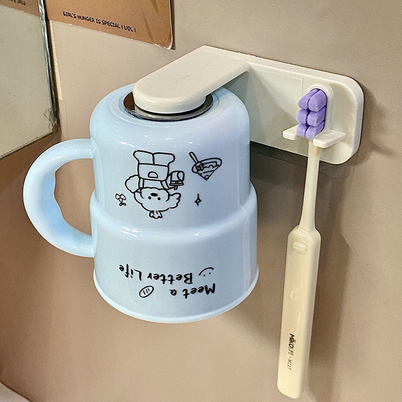 Wall-mounted cup holder with creative and playful design Stornfield
