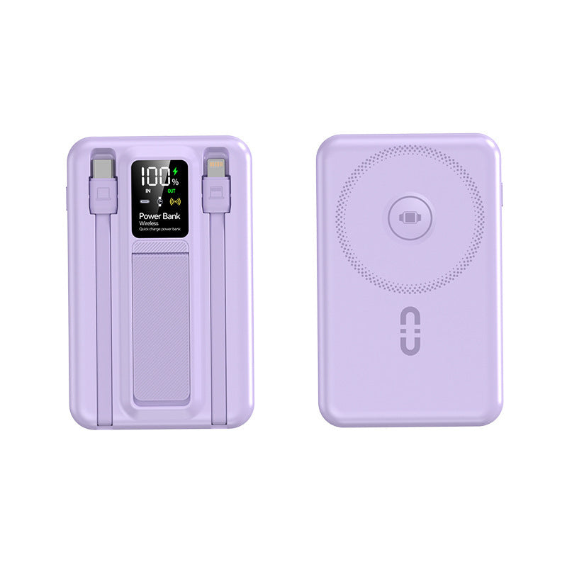 Portable Wireless Power Bank with Integrated Fast Charging Function Stornfield