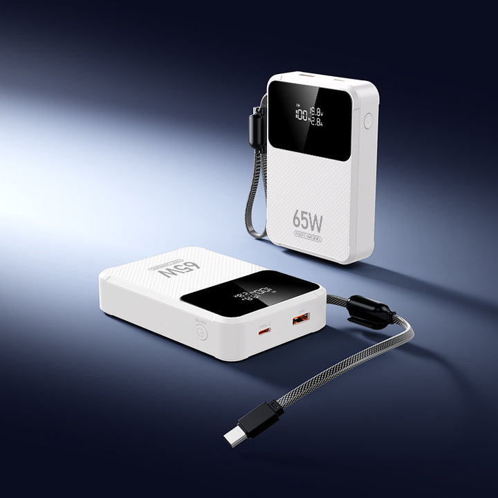 Portable power bank with intelligent fast charging function and digital display Stornfield