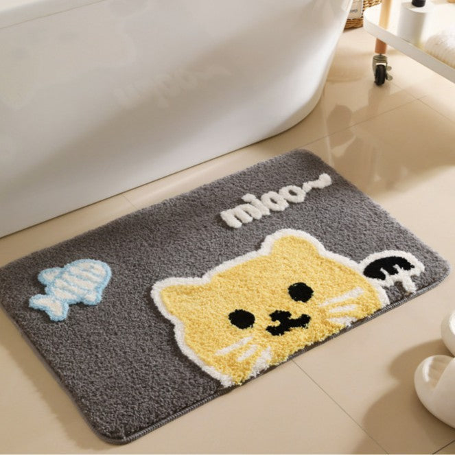 Colorful Rainbow Bath Mat