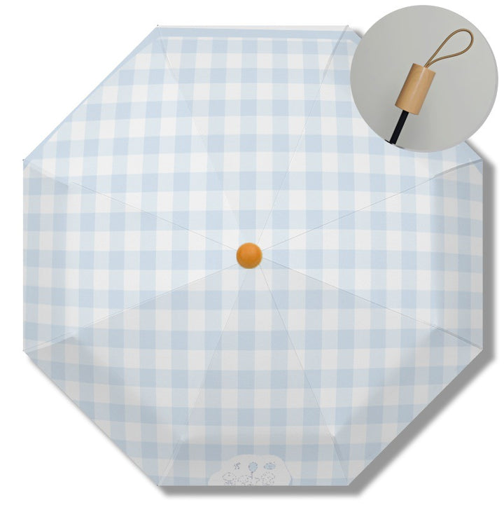 Ladies Automatic Folding Umbrella with Playful Dog Design Stornfield