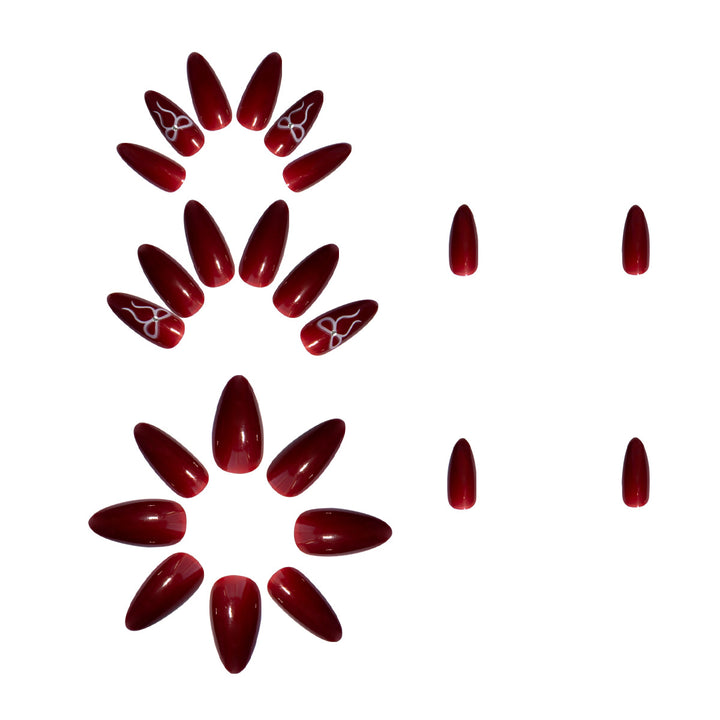 Acrylic nail set with elegant arch design Stornfield