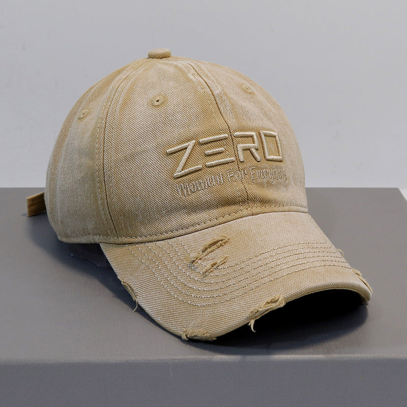Men's Distressed Cotton Baseball Cap Stornfield 1784270076