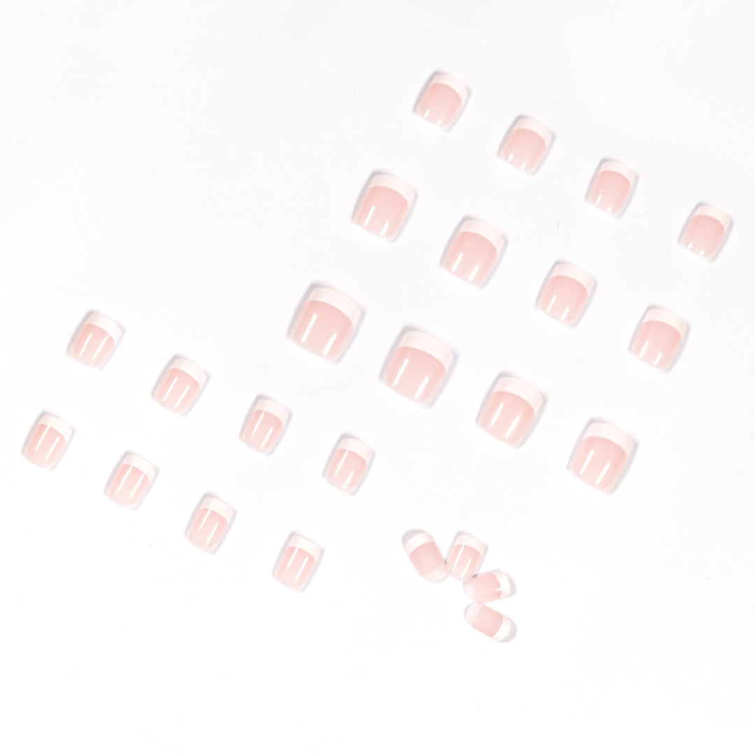 Artificial nails in French Tip design Stornfield