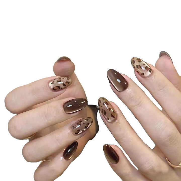Artificial Nails in Elegant Leopard Pattern Stornfield