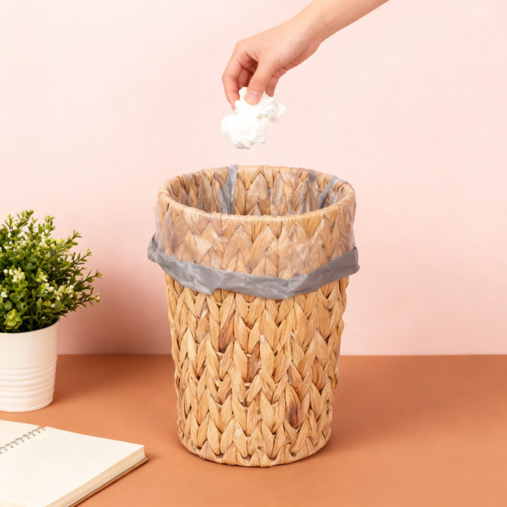 Handcrafted Decorative Woven Storage Cylinder Stornfield