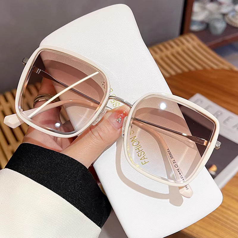 Women's oversized sunglasses with elegant metal frame and polarized lenses Stornfield
