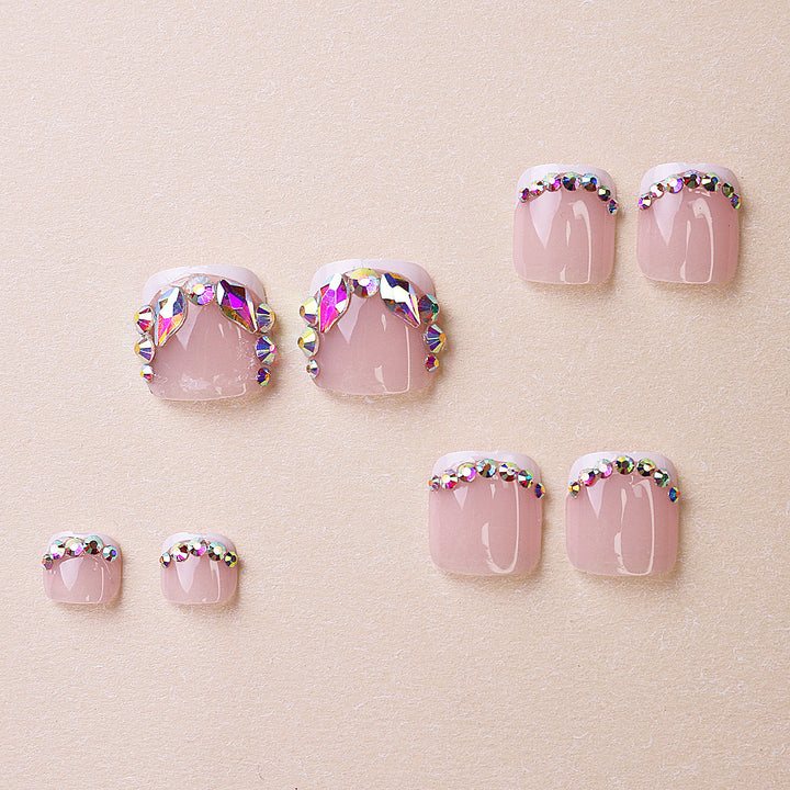 Glamorous Flip-Flops with Rhinestone Decorations Stornfield