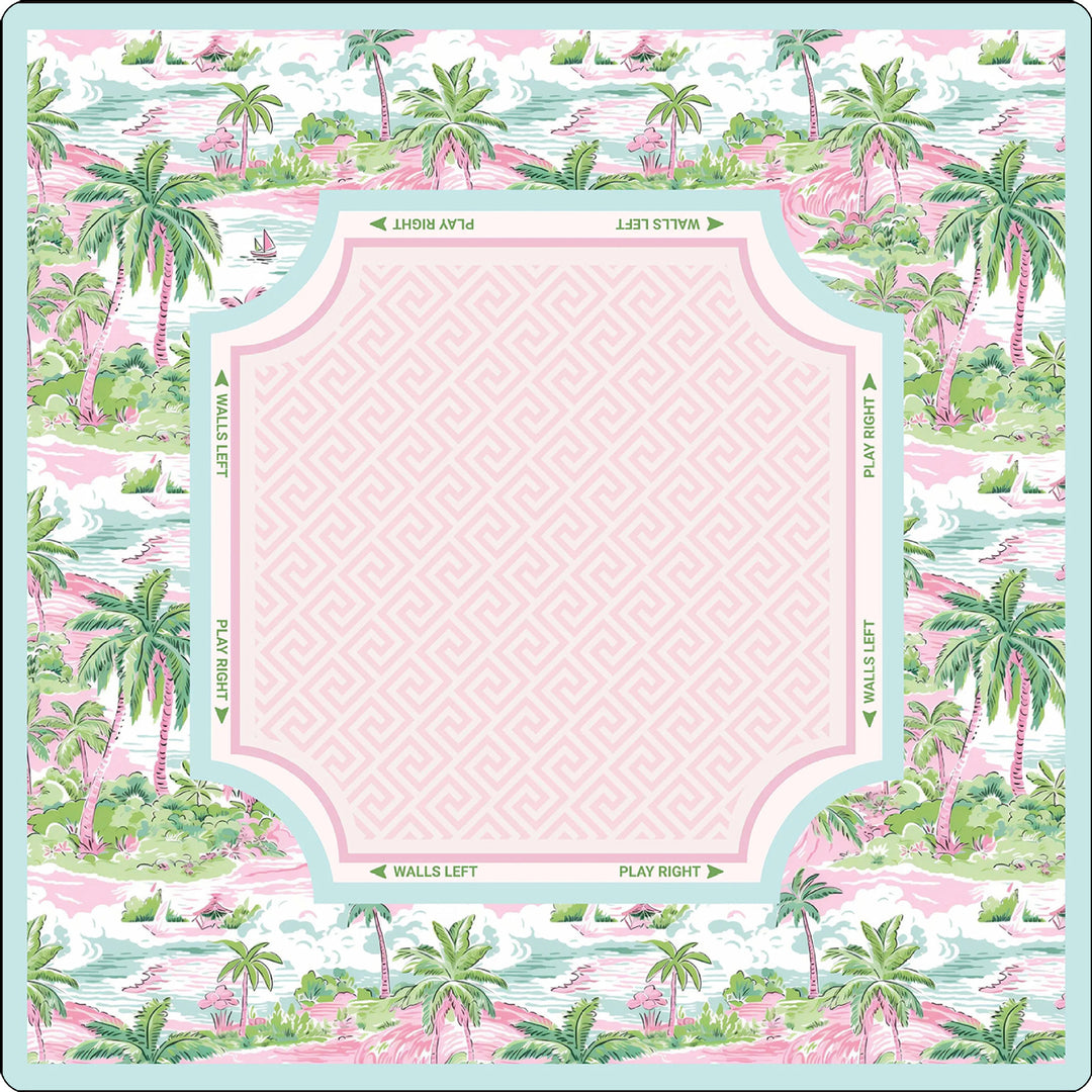 Decorative Geometric Print Area Mat