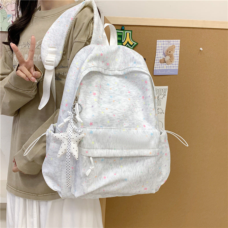 Star-Embellished School Backpack Stornfield