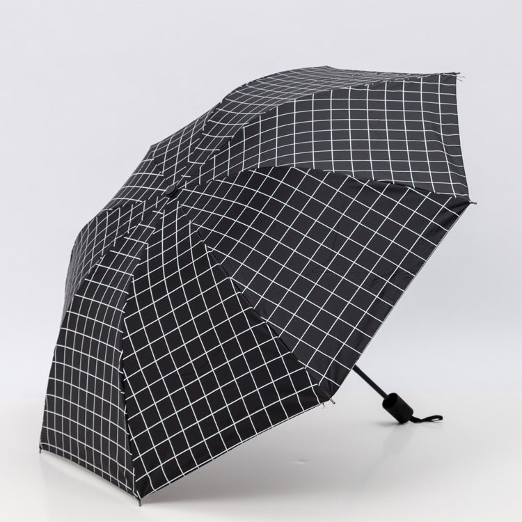 Women’s umbrella in modern check pattern Stornfield