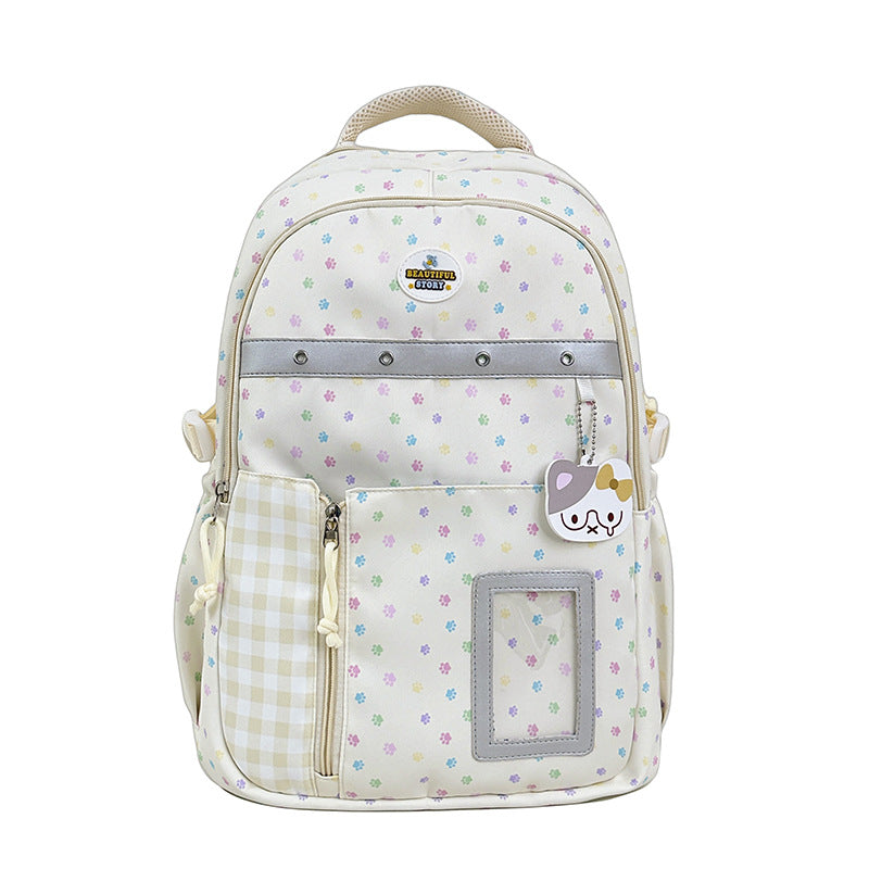 Floral Patterned Multi-Pocket Backpack Stornfield
