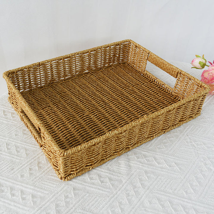 Handwoven Decorative Storage Tray Stornfield