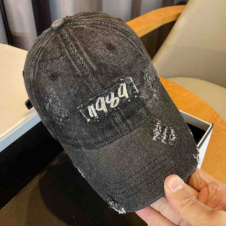 Women's Distressed Denim Cap Stornfield