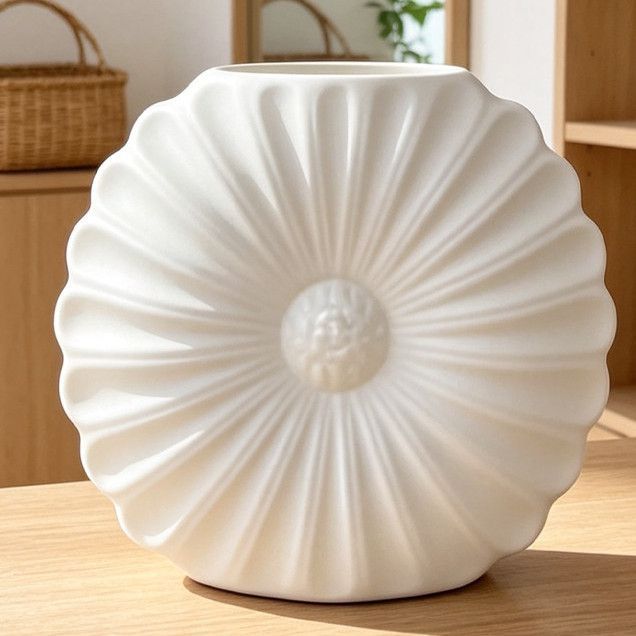 Artistic Fluted Decorative Planter Stornfeild