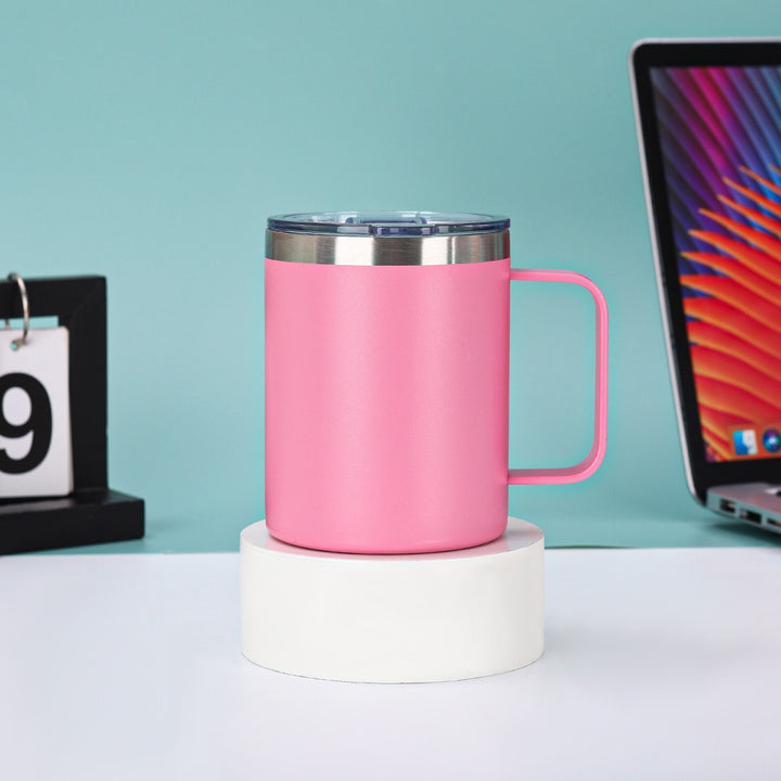 Women's insulated coffee enjoyment cup with ergonomic handle Stornfield