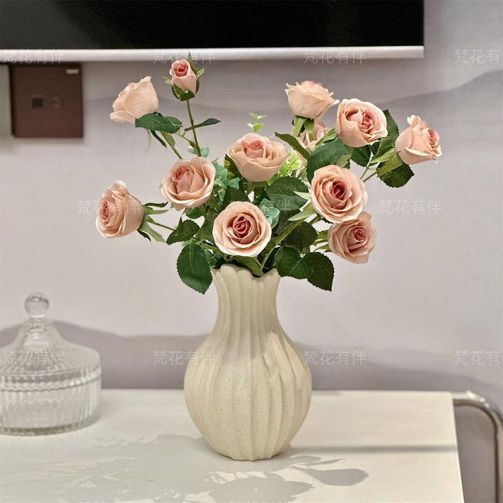 Realistic Artificial Rose Arrangement