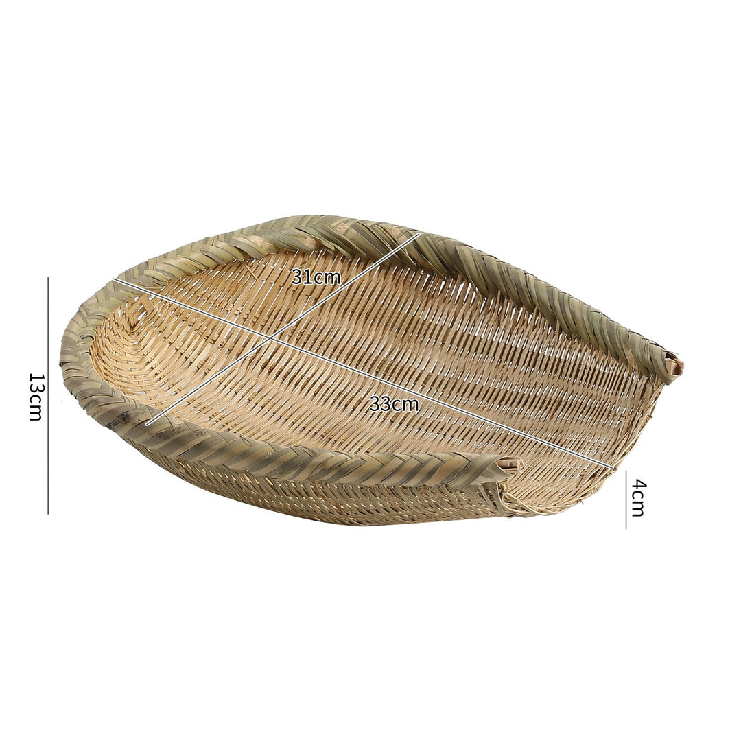 Oval Handwoven Storage Basket Stornfield
