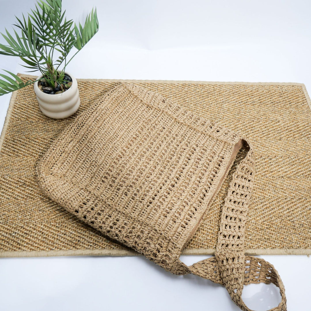 Shoulder bag made from natural materials Stornfield