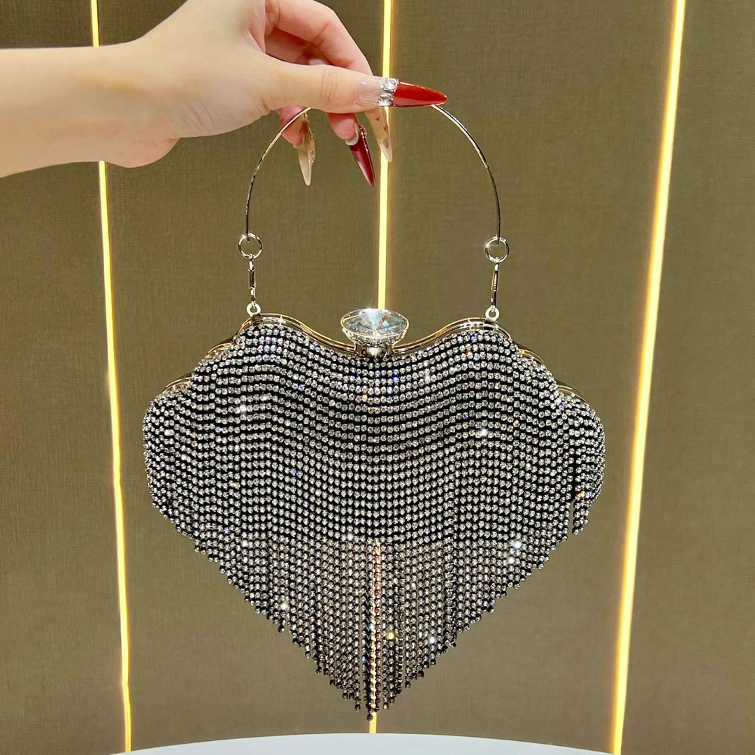 Crystal Fringe Evening Purse