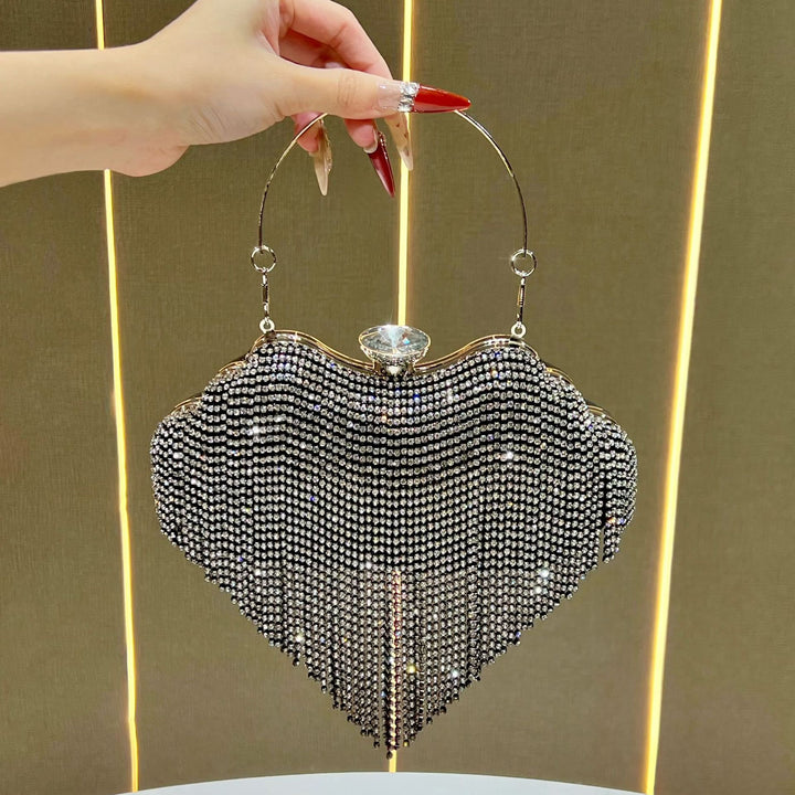 Crystal Fringe Evening Purse