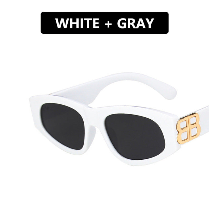 Ladies stylish cat-eye sunglasses with modern leopard pattern Stornfield