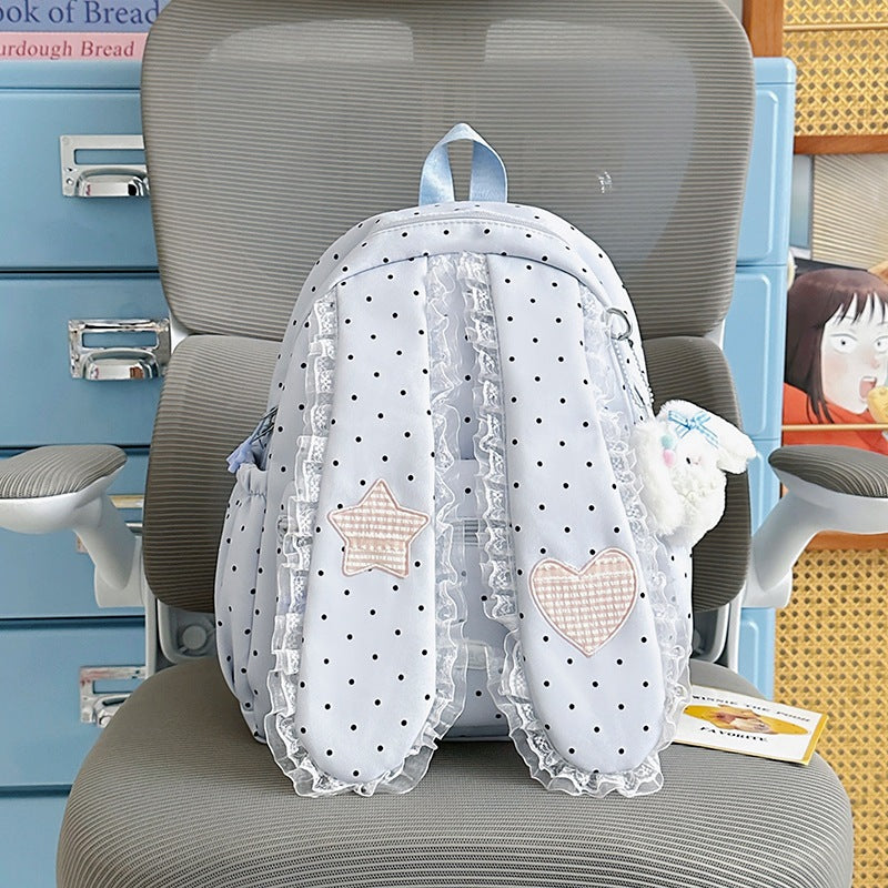 Cute Bunny-Ear Drawstring Backpack Stornfield