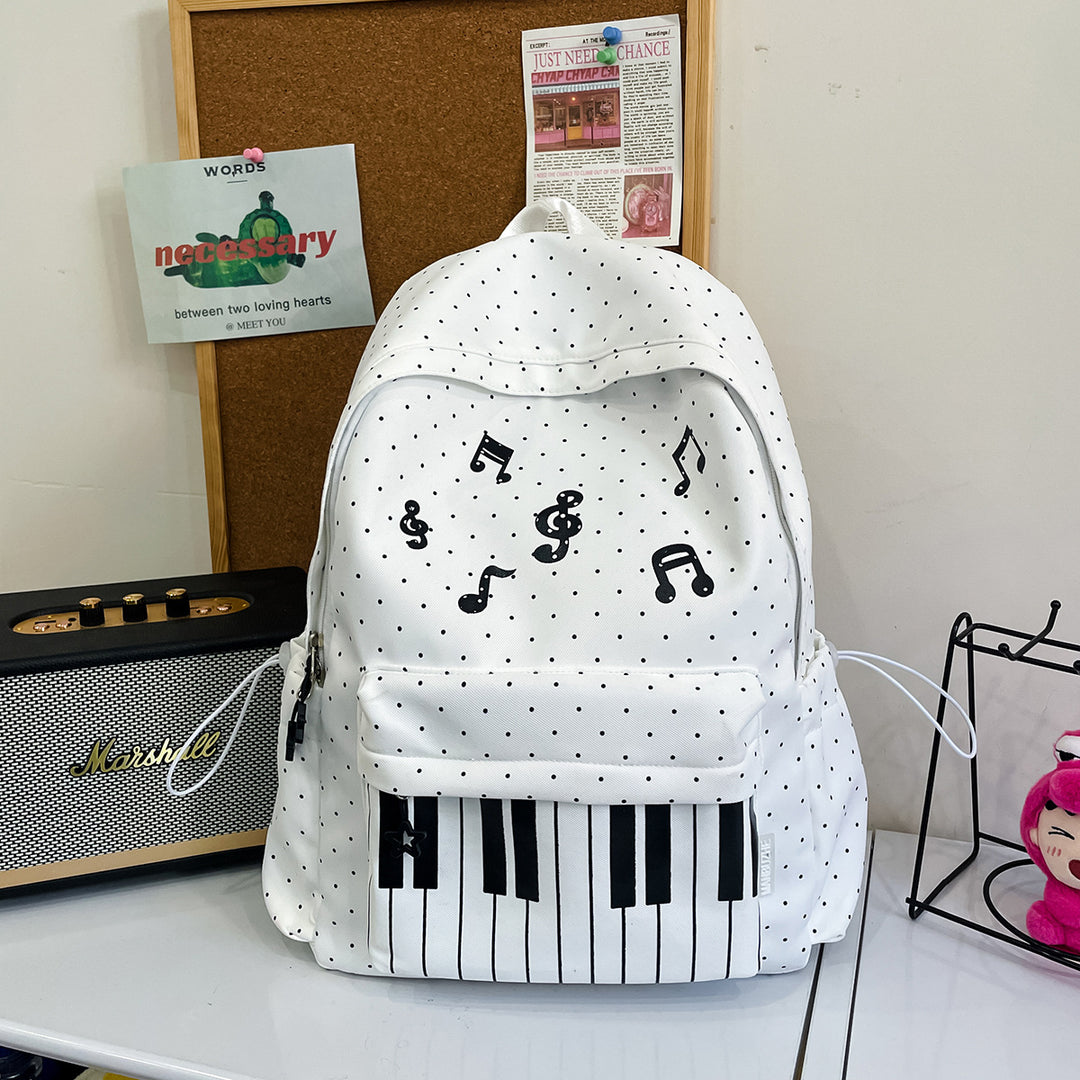 Musical-Themed Casual Backpack Stornfield