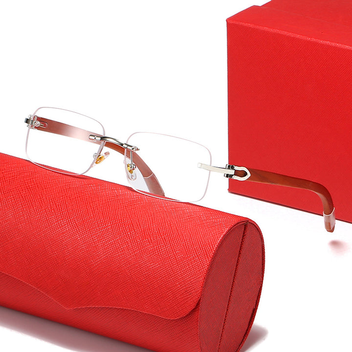 Women elegant rectangular sunglasses with high-quality metal frame and polarized lenses Stornfield