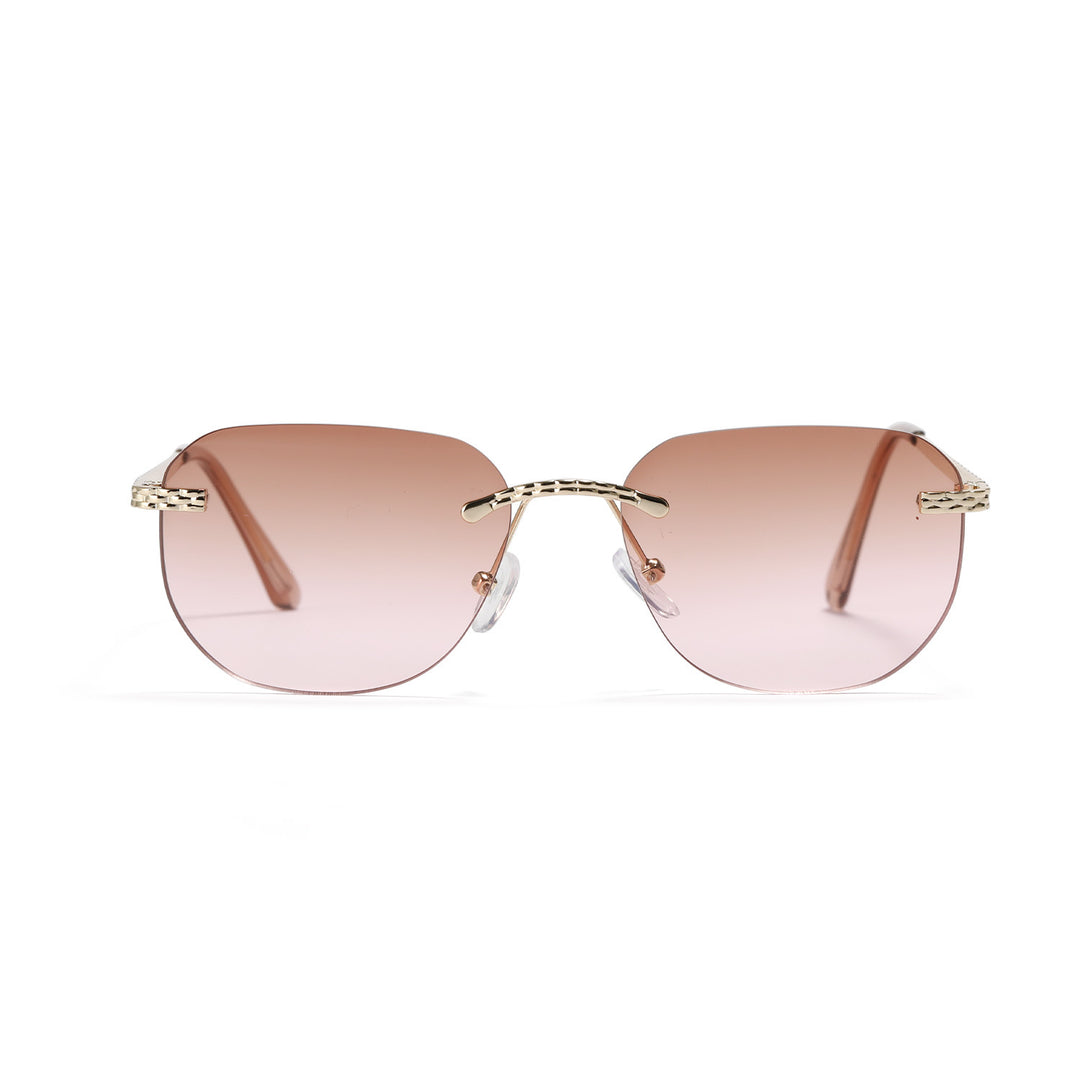 Women's Casual Oversized Sunglasses with Elegant Metal Frame Stornfield