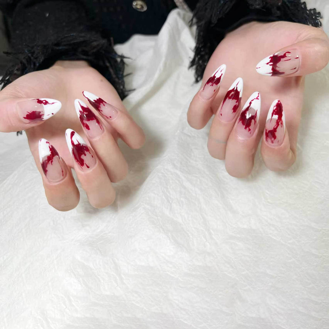 Artistic Blood Drip Nail Art Set