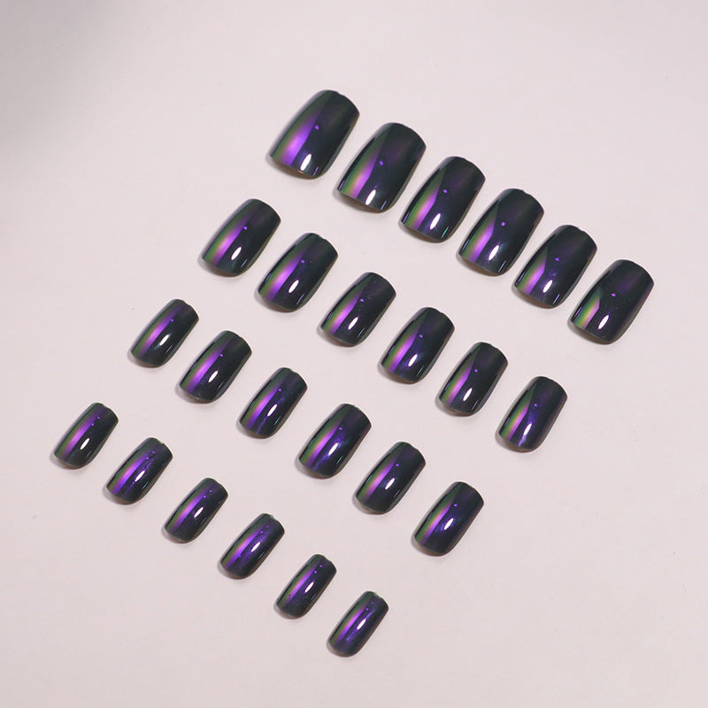 Glossy Gradient Press-On Nails Stornfield